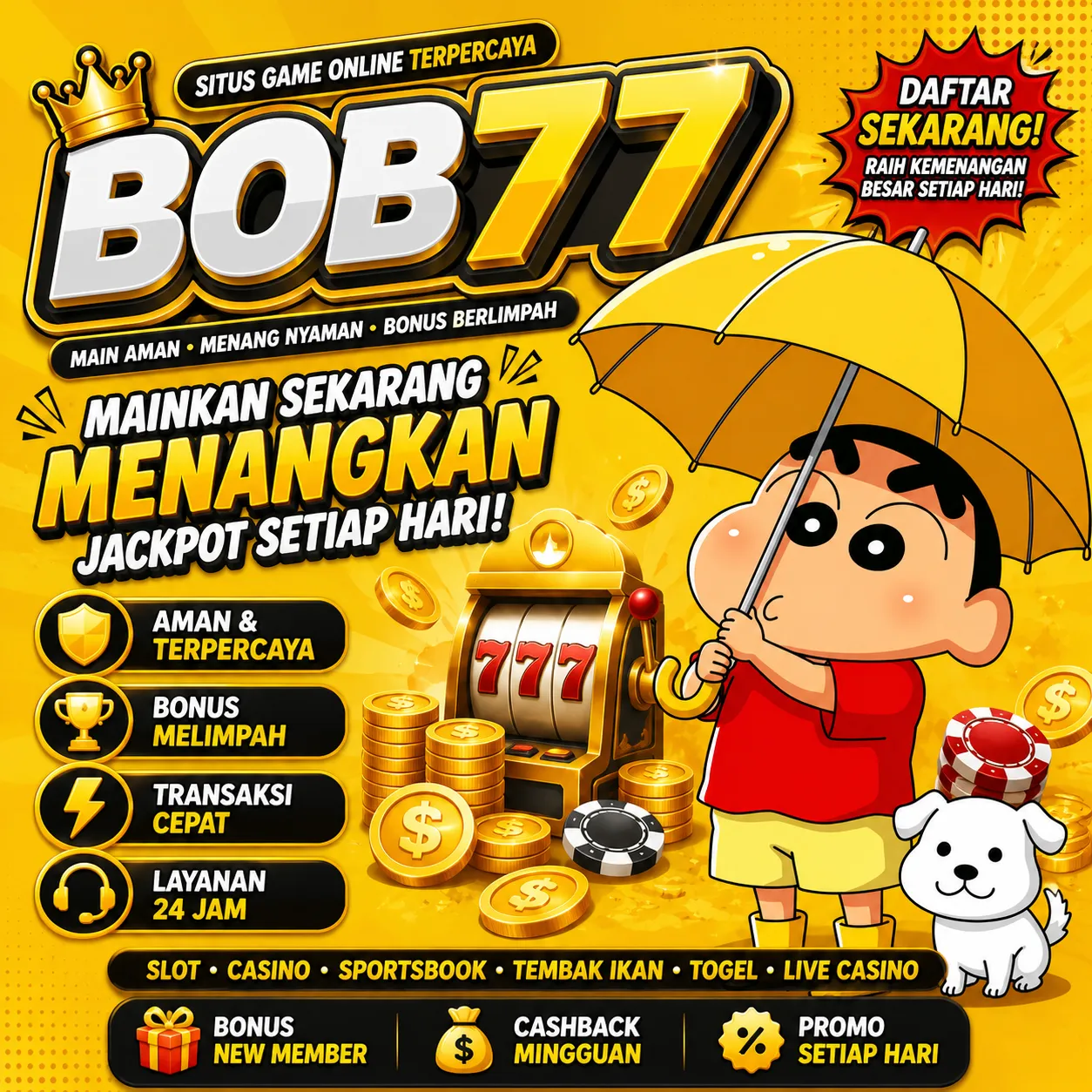 BOB77 Banner